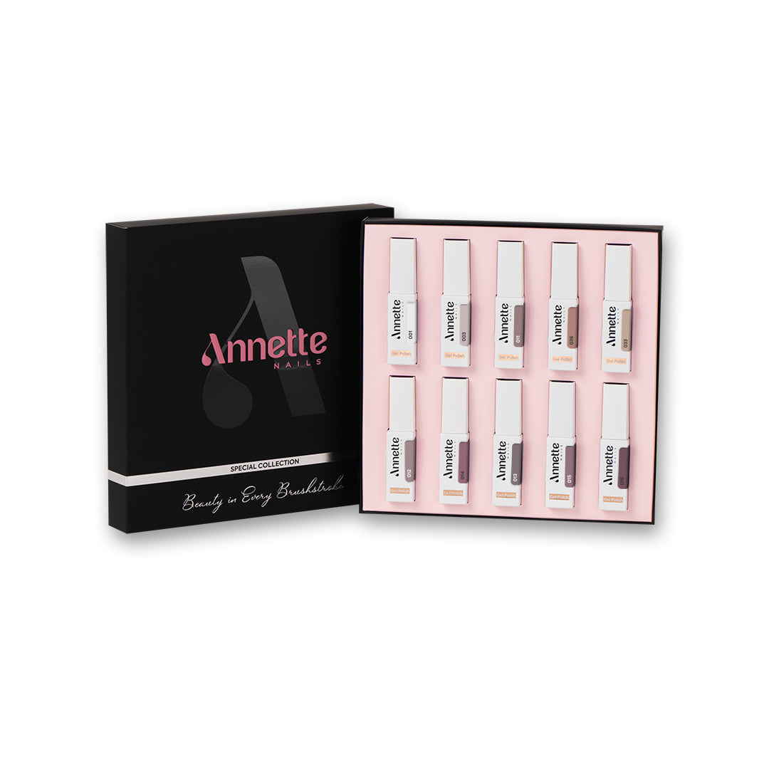Oje semipermanente nuanțe nude — Annette Nails