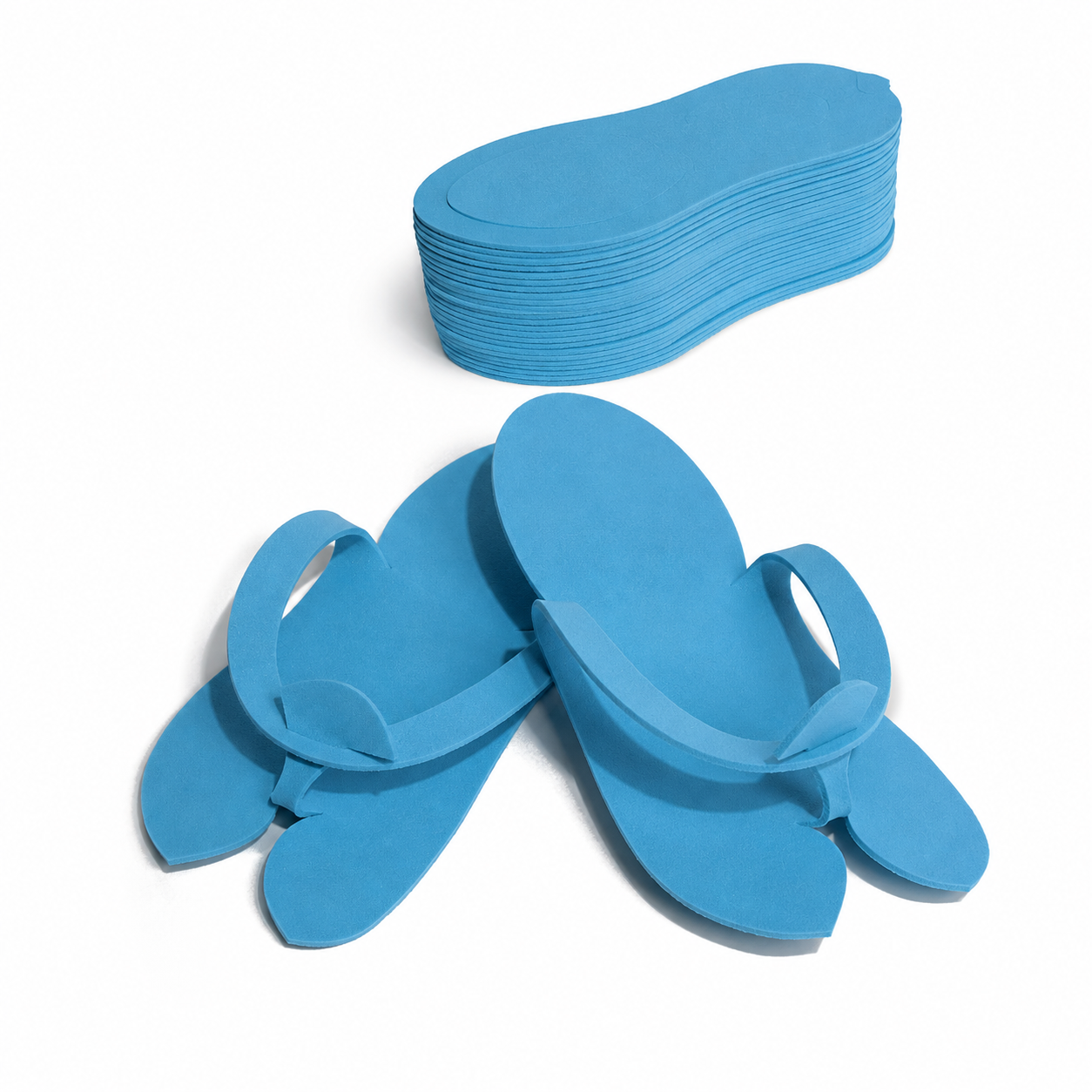 Set Papuci Pedichiura 12 perechi Albastru Annette Nails PSL-01B-S12