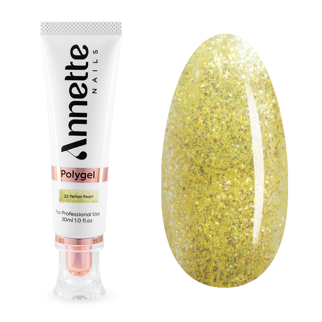 Polygel Pearl 22 Yellow - 30ml Annette Nails PG-22Y