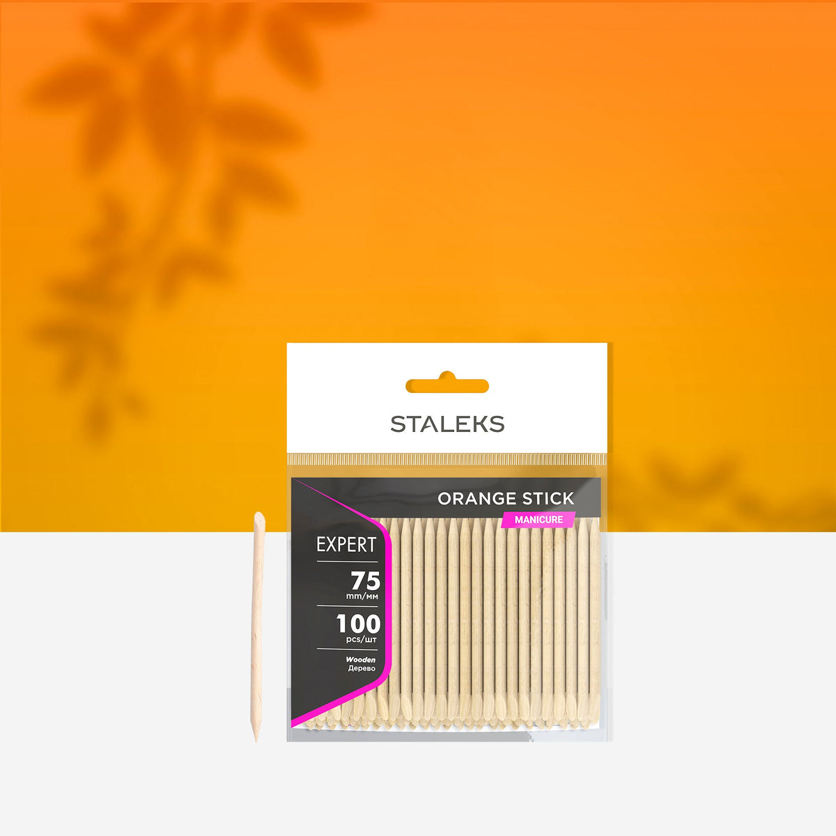 Set Betisoare Portocal 7.5cm 100 buc Staleks Expert DOS-20/100