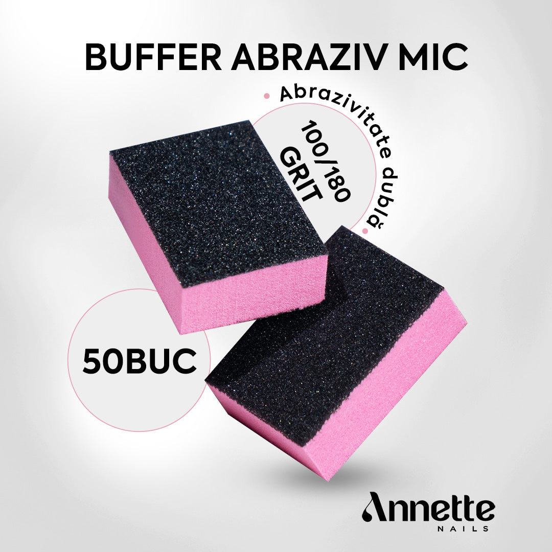 Set Buffer Unghii Abraziv Mic 50 buc Annette Nails PBF-03S-S50