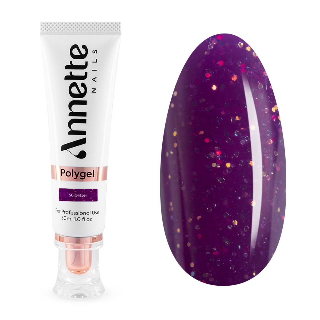 Polygel Annette Nails - Glitter 56, 30 ml