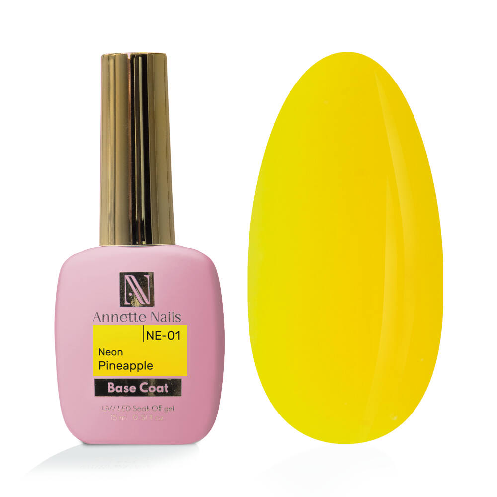 Baza Rubber AnnetteNails Neon Pineapple NE-01 - 12ml