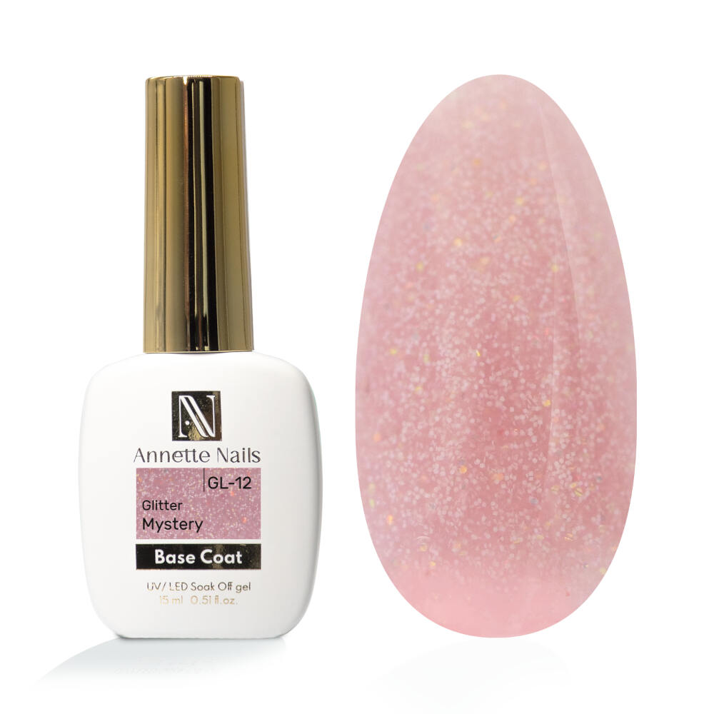 Baza Rubber AnnetteNails Glitter Mystery GL-12 - 12ml