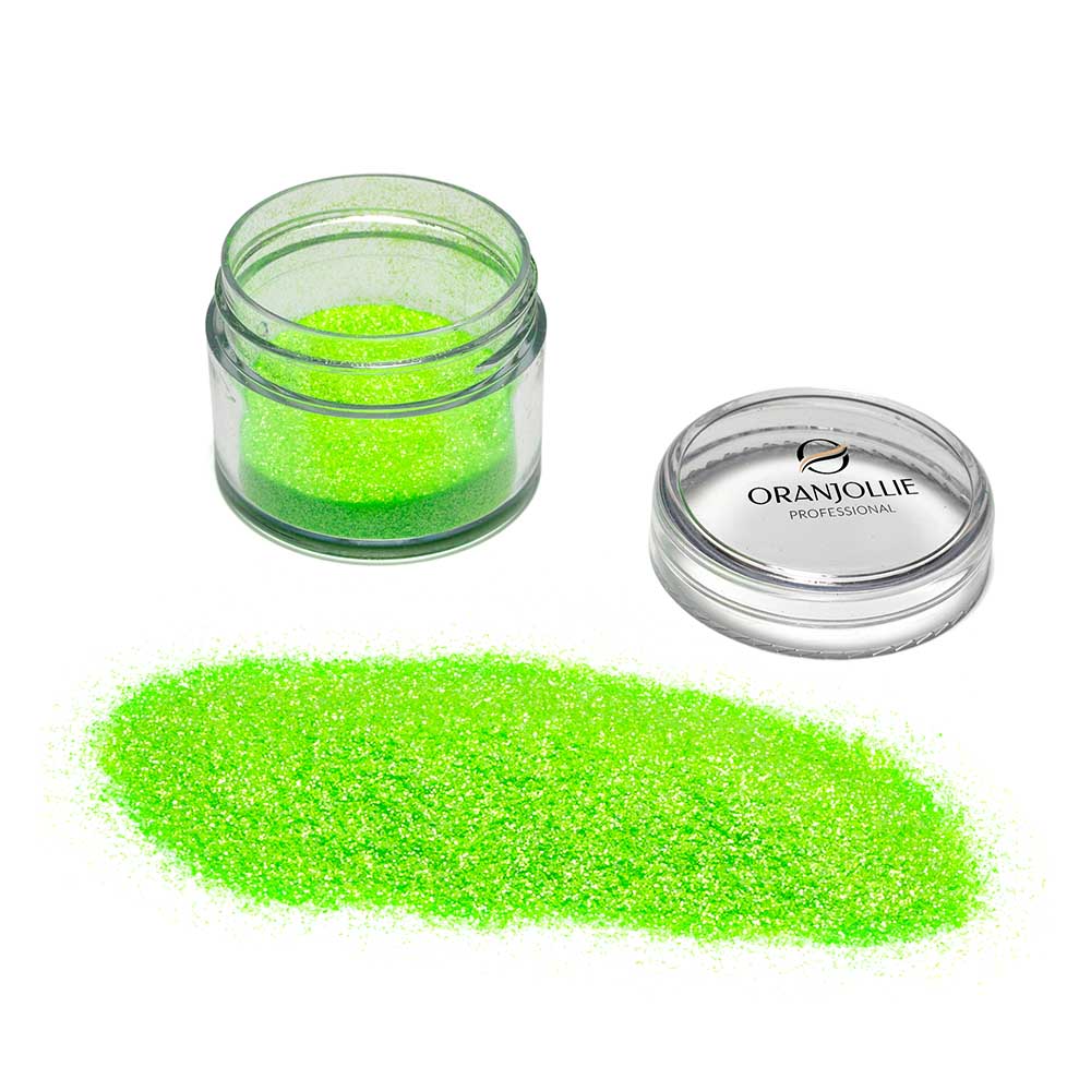 Sclipici foarte fin Oranjollie Diamond Sparkle G3507 Neon Green - 10g