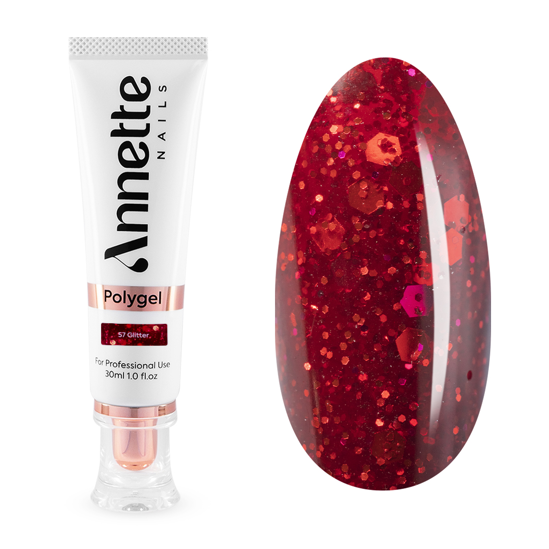 Polygel Annette Nails - Glitter 57, 30 ml