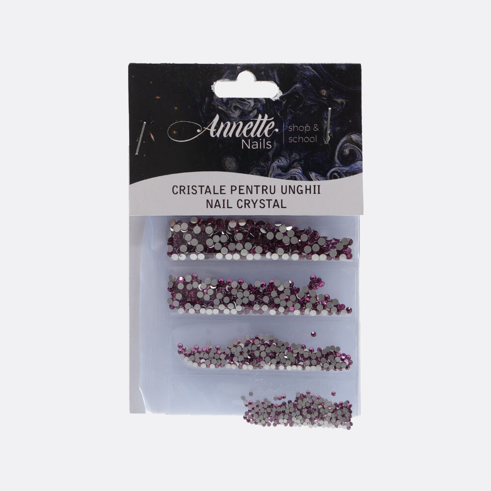 Cristale All Sizes AnnetteNails - 1440 BUC, 33 Fucsia