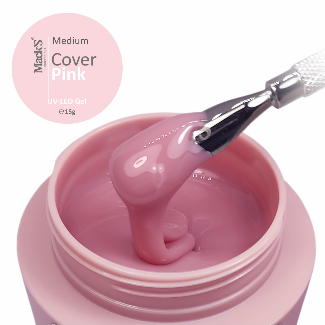 Gel UV/LED Mack\'s Medium Cover Pink - 15g