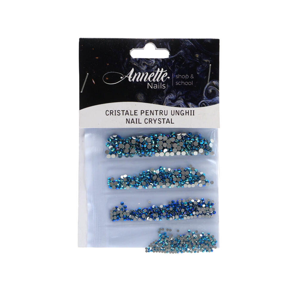 Cristale All Sizes AnnetteNails - 1440 BUC, 55 Blue Zircon AB