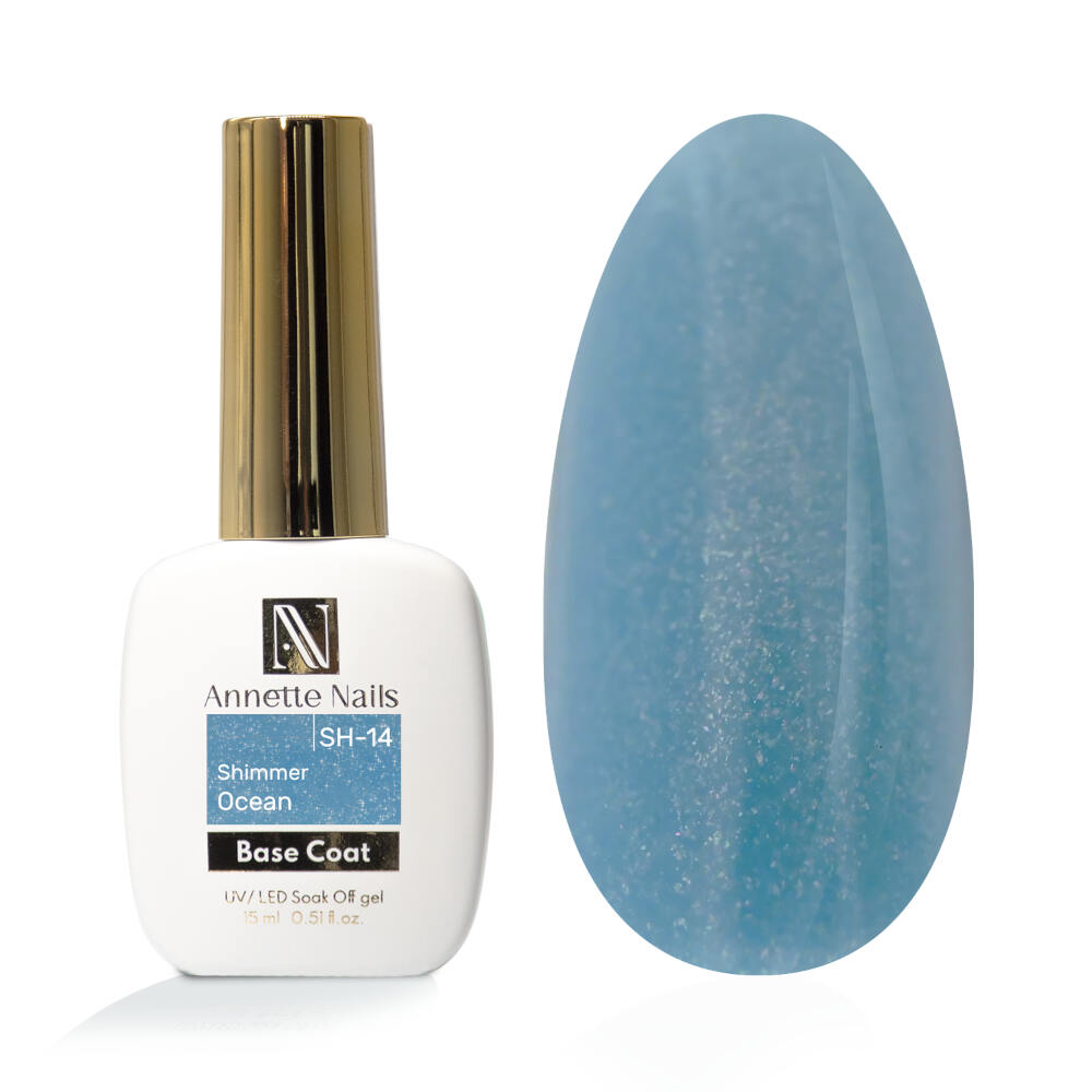 Baza Rubber AnnetteNails Shimmer Ocean SH-14 - 12ml