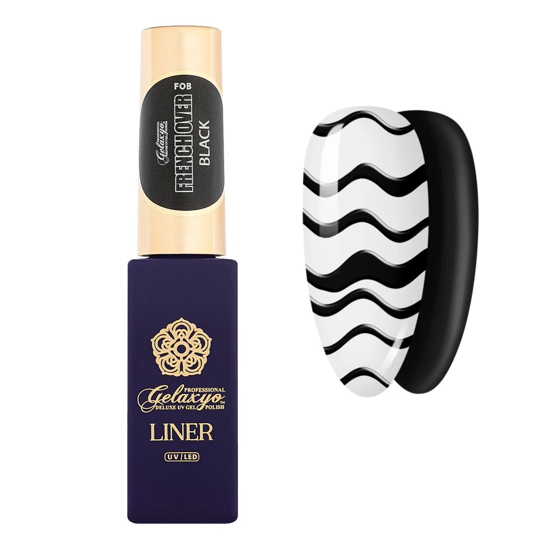 Liner Gelaxyo French Over Black 7ml