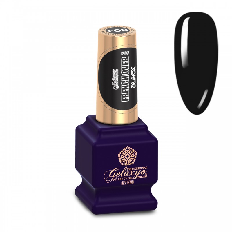 Oja semi Gelaxyo french over black - 7ml