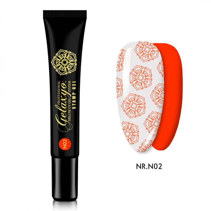 Stamp Gel Gelaxyo Red Neon N02