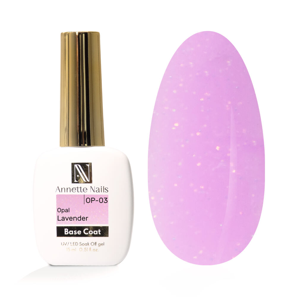 Baza Rubber AnnetteNails Opal Lavander OP-03 - 12ml