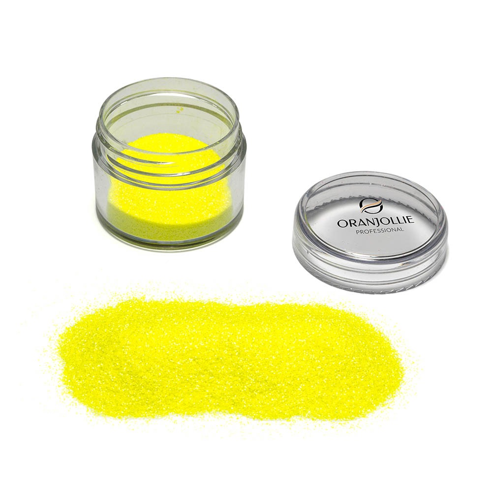 Sclipici foarte fin Oranjollie Diamond Sparkle G2107 Neon Yellow - 10g