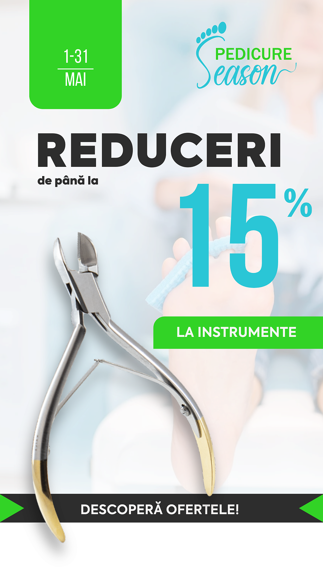[Pedicure Season] 15% Instrumentar (1-31.05.25)