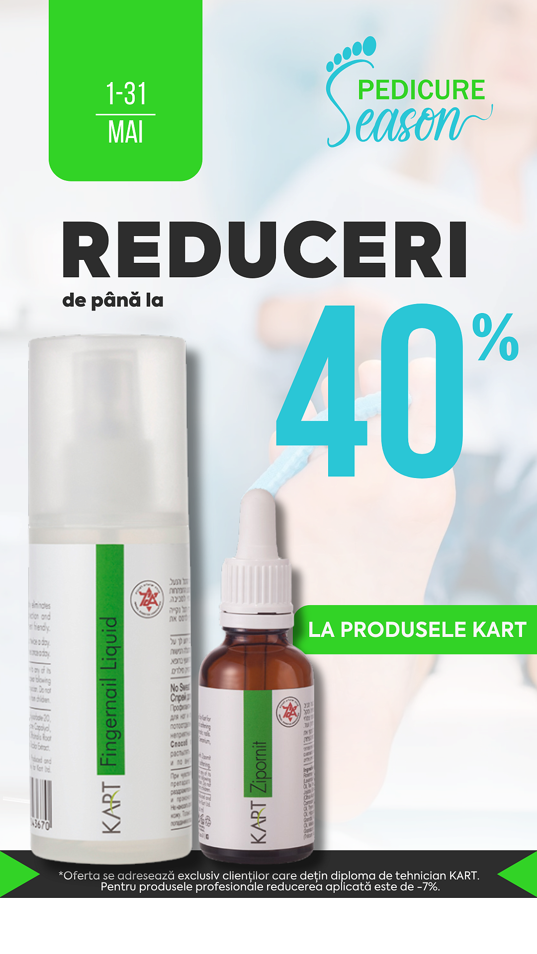 [Pedicure Season] 40% Kart (1-31.05.25)