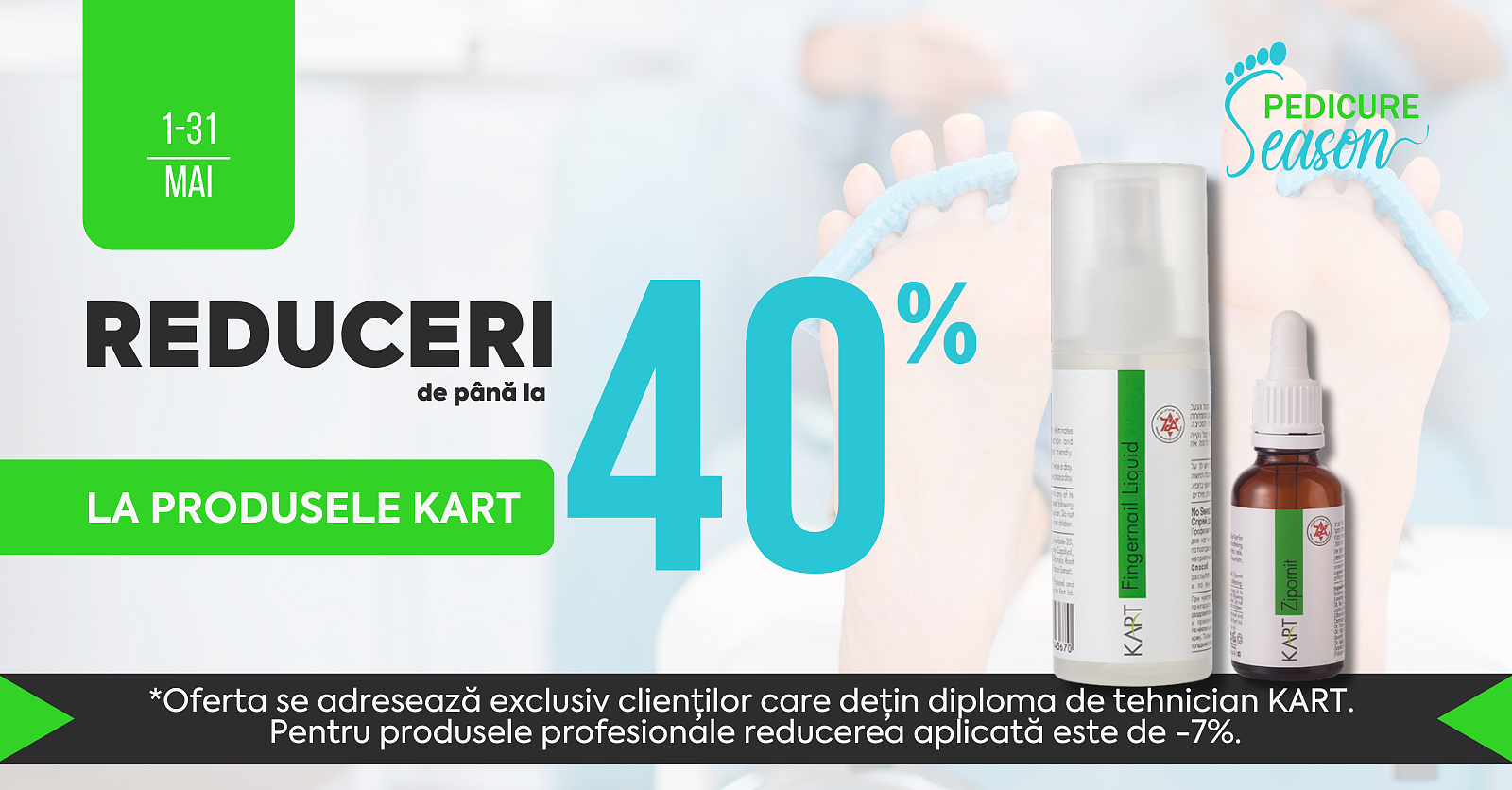 [Pedicure Season] 40% Kart (1-31.05.25)