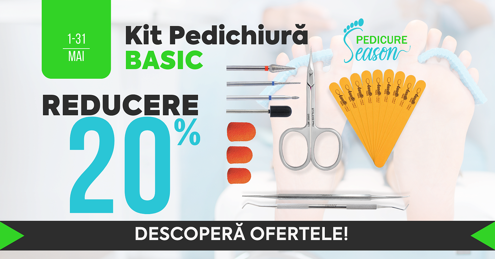[Pedicure Season] 20% Kit Basic (1-31.05.25)