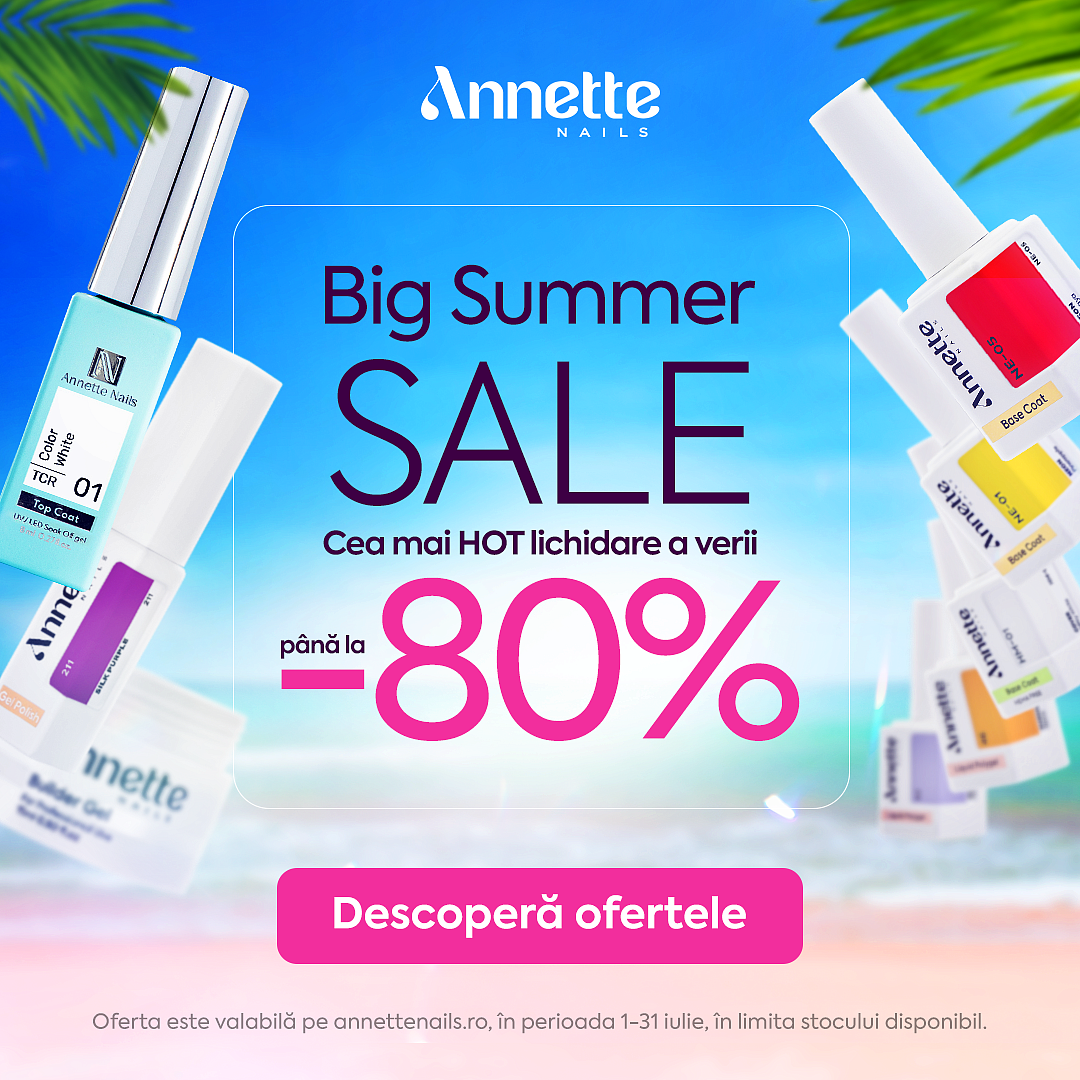 [Big Summer Sale] 1- 31 Iulie 2025