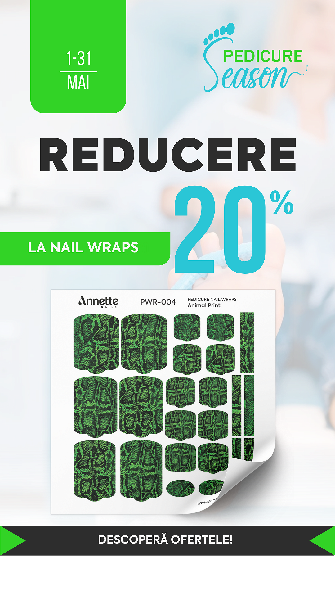 [Pedicure Season] 20% Nail Wraps (1-31.05.25)